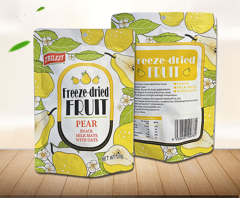 Freeze-dried pear