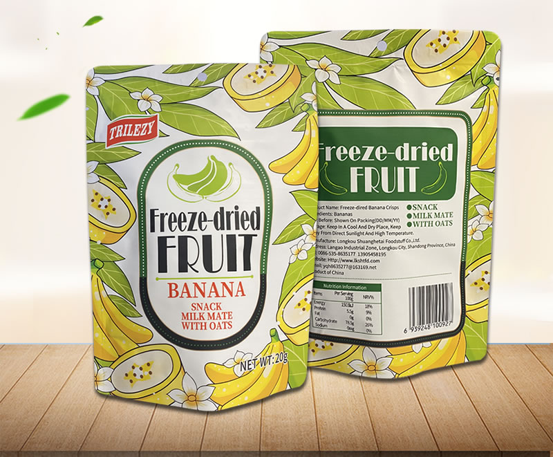 Freeze dried bananas